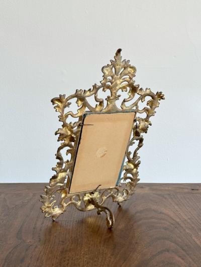 Victorian Brass Picture Frame
