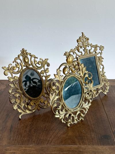 Victorian Brass Picture Frame