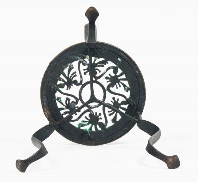 Victorian Brass Round Trivet
