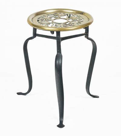 Victorian Brass Round Trivet