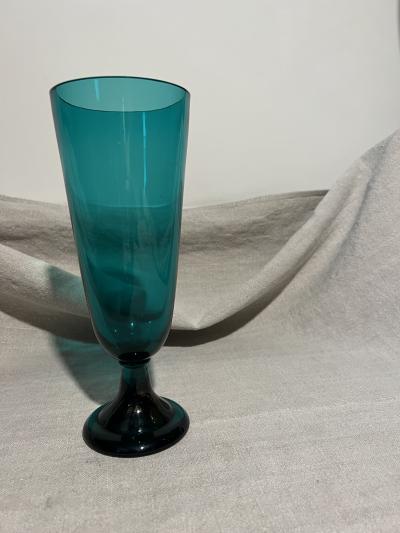 Victorian Bristol green vase