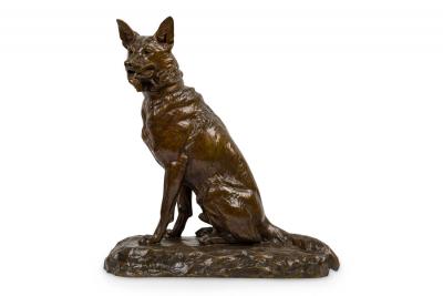 Victorian Bronze Alsatian