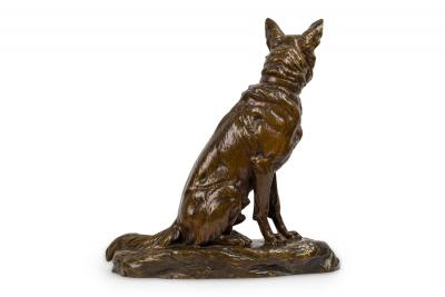 Victorian Bronze Alsatian