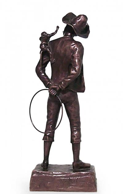 Victorian Bronze Country Boy