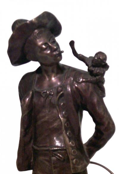 Victorian Bronze Country Boy