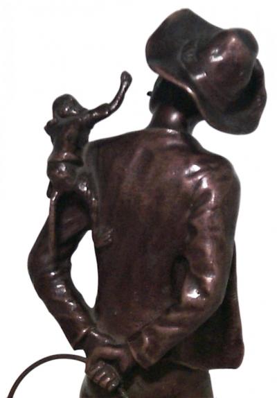 Victorian Bronze Country Boy