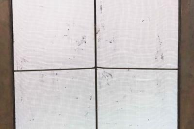 Victorian Bronze Faux Bamboo Fire Screen