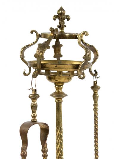 Victorian Bronze Fire Tool Stand
