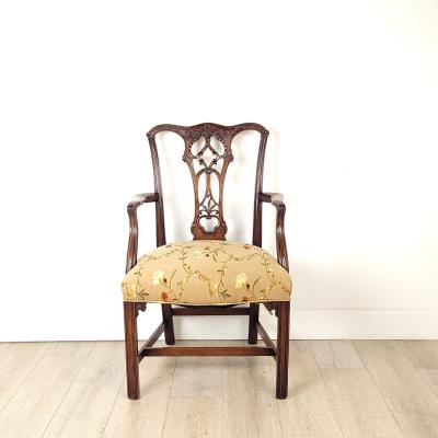Victorian Chippendale Style Armchair