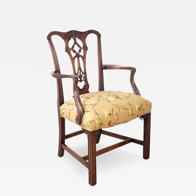 Victorian Chippendale Style Armchair