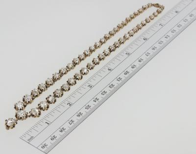 Victorian Cushion Cut Diamond Necklace