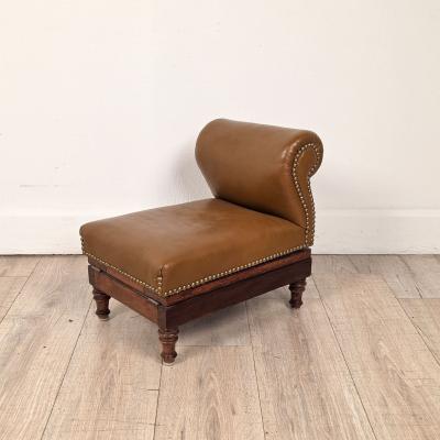 Victorian Edwardian Adjustable Gout Stool