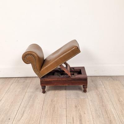 Victorian Edwardian Adjustable Gout Stool