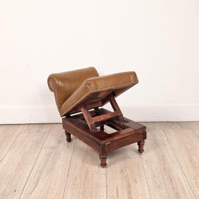 Victorian Edwardian Adjustable Gout Stool