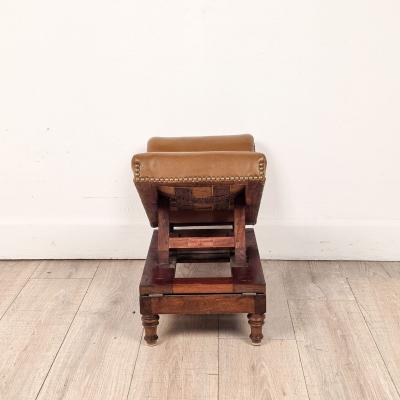 Victorian Edwardian Adjustable Gout Stool