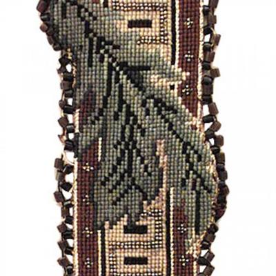Victorian Embroidered Bell Pull