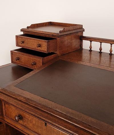 Victorian English Oak Desk