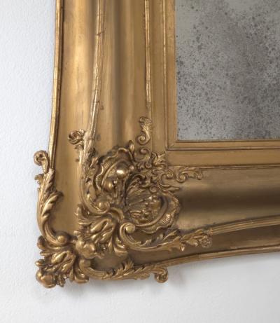 Victorian Giltwood Mirror U S A 19th century