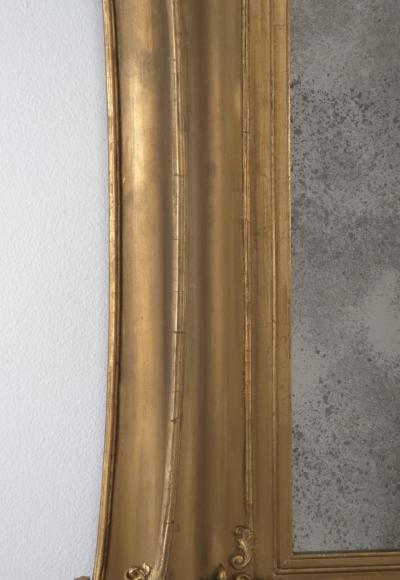 Victorian Giltwood Mirror U S A 19th century