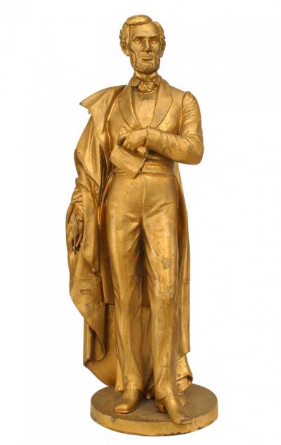 Victorian Gold Painted Lincoln