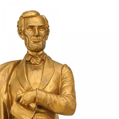 Victorian Gold Painted Lincoln