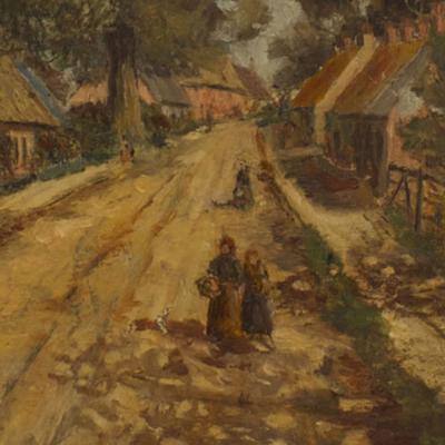 Victorian Impressionist Street Scene