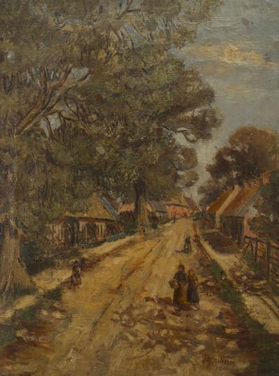 Victorian Impressionist Street Scene