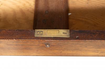 Victorian Mahogany And Brass Campaign Desk