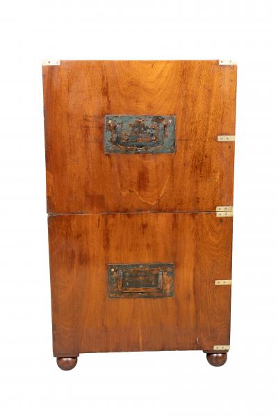 Victorian Mahogany Campaign Chest