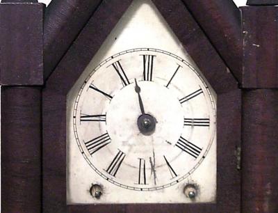 Victorian Mahogany Mantel Clock