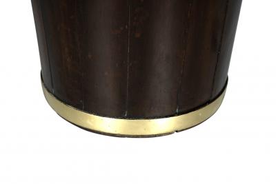 Victorian Mahogany and Brass Peat Bucket
