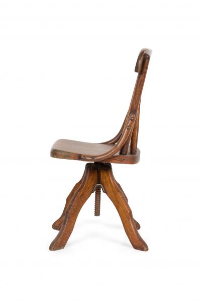 Victorian Oak Child Desk Chair