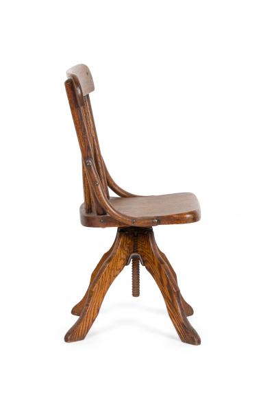 Victorian Oak Child Desk Chair