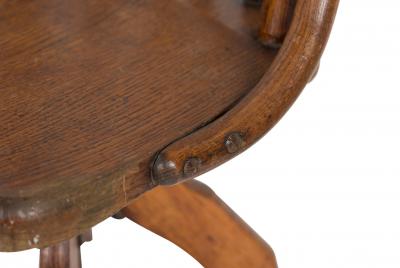 Victorian Oak Child Desk Chair