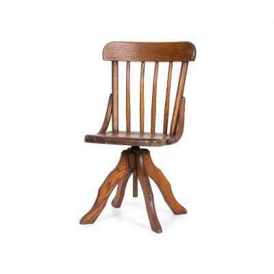 Victorian Oak Child Desk Chair