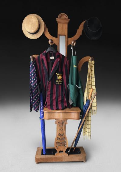 Victorian Oak Hall Stand