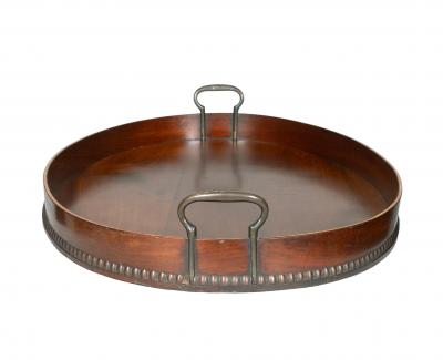 Victorian Oval Mahogany Tray