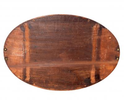 Victorian Oval Mahogany Tray
