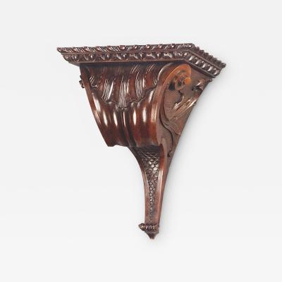 Victorian Period Mahogany Wall Bracket