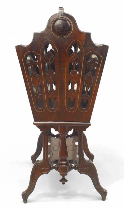 Victorian Rosewood Magazine Rack