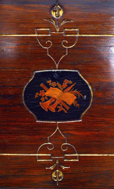 Victorian Rosewood Magazine Rack