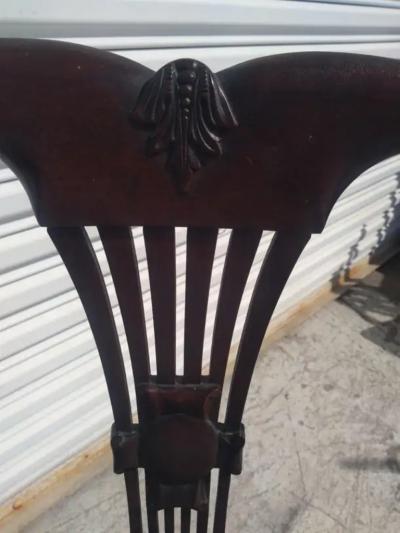 Victorian Rush Bottom Barley Twist Style Side Chair