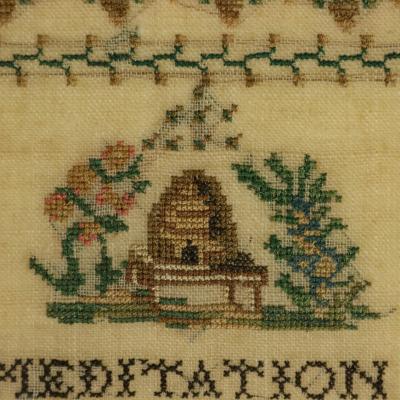 Victorian Sampler 1850 Sarah Roberts Aged 13