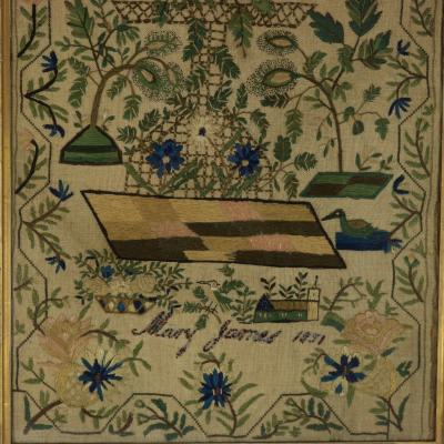 Victorian Sampler 1851 by Mary James