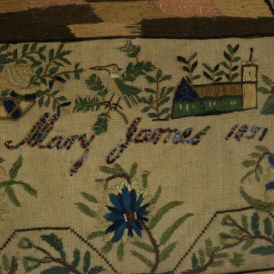 Victorian Sampler 1851 by Mary James