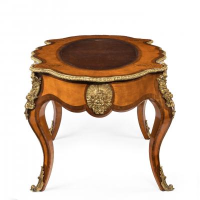 Victorian Satinwood Bureau Plat