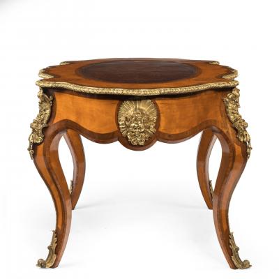 Victorian Satinwood Bureau Plat