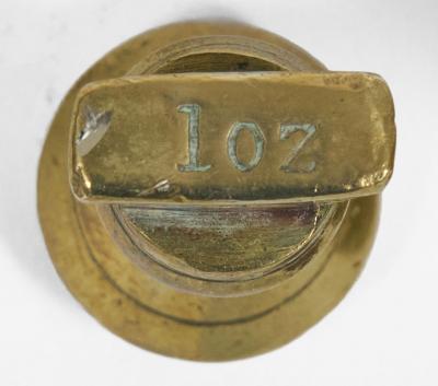 Victorian Set Seven Brass Bell Form Weights