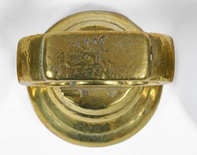 Victorian Set Seven Brass Bell Form Weights