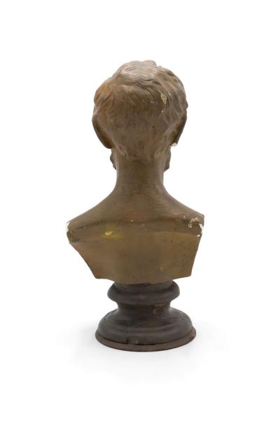 Victorian Small Plaster Lincoln Bust